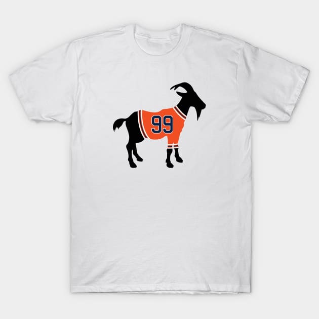 Wayne Gretzky GOAT T-Shirt by cwijeta